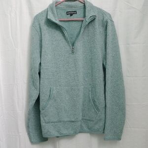 Green J Crew Mercantile 1/4 Zip